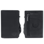 BRELIE AirTag RFID Top Grain Leather Wallet Black